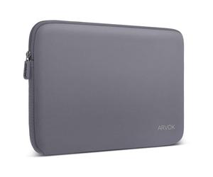 Arvok 11 11,6 12 Pouces Housse pour Ordinateur Portable en Néoprène Pochette Sacoche pour Chromebook Ultrabook Netbook Tablette (Gris)