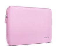 Arvok 13 13,3 14 Pouces Housse pour Ordinateur Portable en Néoprène Pochette Sacoche pour Chromebook Ultrabook Netbook Tablette (Rose)