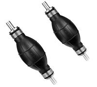 Arvoni 2 Pcs d'Amorcage 8mm, Pompe à Main pour Carburant Diesel, Essence, Eau, Pompe de Transfert Manuelle Robuste, Légère et Pratique pour Auto, Moto, Camion, Jardin