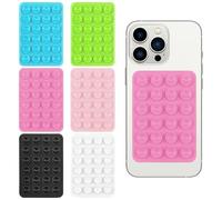 Arvoni 6 Pièces Ventouse Téléphone Portable, Coque Ventouse Lavable Silicone, Antidérapante, Ventouse Téléphone pour Selfies et Vidéos Universelles