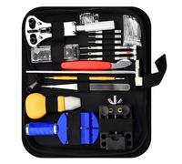 Arvoni Kit Changement Pile Montre, 147 Pièces Outil Montre, Kit Montres Professionnel, Ouvre Boitier m ontre, Tournevis Horlogerie, Enleve Maillon Bracelet, avec étui de Transport