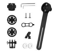 Arvoni Support Compteur Velo Compatible avec Garmin GPS Bike Computer, Bryton, Cateye, Guidon Intégré sur Supports Avant Alliage D'aluminium, Support de Vélo pour Caméra Action et D'éclairage