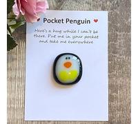 ARVOV Pocket Penguin Hug, cadeau pingouin, petit câlin, cadeau d'encouragement, cadeau de consolation, cadeau de bienvenue et cadeau de soon, mini pingouin jouet décoration (pingouin)