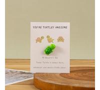 ARVOV Pocket Penguin Hug Cadeau pingouin, petit câlin, cadeau d'encouragement, cadeau de réconfort, cadeau de bon rétablissement, mini pingouin, jouet, décoration (tortue)