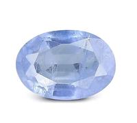 Arwacraft 12.00 Ratti Natural Best Quailty Blue Sapphire (Neelam/Nilam) Pierre certifiée en laboratoire Cylone Qualité Terre Mind Pierre précieuse naturelle en vrac pour homme et femme