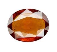 Arwacraft 3,00 Ratti 2,45 carats certifié non chauffé non traité Aaa + de qualité et certifié par Wtgtl Pierre naturelle gommée hessonite astrologique-B099PSKTMRNAMZ