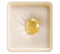 Arwacraft , 3,25 Ratti-15,25 Ratti, saphir jaune naturel non chauffé non traité de qualité de Ceylan certifié en laboratoire Pierre de naissance Pukhraj/Rashi Ratan/saphir jaune-B0CBV34TMRNAMZ
