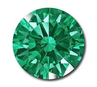 Arwacraft 3,25 Ratti Vert Zircon cubique Naturel Certifié Diamant Pierre précieuse en vrac pour homme et femme S-B0C1P3TRMRNAMZ, Small, Gemme