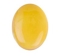 Arwacraft 5,25 Ratti 4,50 carats certifié naturel jaune Sulemani Hakik Agate Haqiq Haqiq Pierre précieuse pour homme et femme - B0CKLQWDMRNAMZ