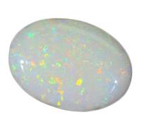 Arwacraft 5,25 Ratti / 4,80 carats A+ Multi Fire Opal Pierre précieuse naturelle ovale australienne en vrac avec pierre précieuse certifiée en laboratoire pour homme et femme S-B0C1945XMRNAMZ