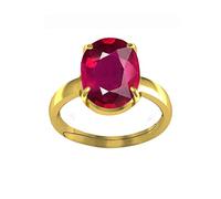 Arwacraft 5,25 Ratti Burma Ruby Stone Original Certified by Lab (Manik Stone Certified/Manik Gemstone (bague réglable pour femmes et hommes (labo - Approuvé) -B0DPX43PMRNAMZ