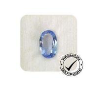 Arwacraft 5,25 Ratti Natural Best Quailty Blue Sapphire (Neelam/Nilam) Pierre certifiée en laboratoire Cylone Qualité Terre Mind Pierre précieuse naturelle en vrac pour homme et femme - B0CFM6Q1MRNAMZ