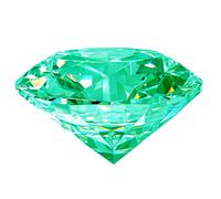 Arwacraft 5,50 Ratti Vert Zircon cubique Naturel Certifié Diamant Pierre précieuse en vrac pour homme et femme S-B0C1P46RMRNAMZ, Small, Gemme