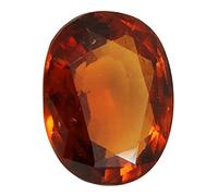 Arwacraft 6.00 Ratti Natural Gomed Genuine Earth Mined Original Certified Hessonite Gemstone Gomed Loose Geme-B0BFWVNWMRNAMZ, Small, Gemme