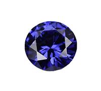 Arwacraft 7.00 Ct. 8.00 Ratti Natural Certified Blue Zirconia Stone I Diamond Cut Cubic Zircon Gemstone Aaa+ Quality-B09LVCGMMRNAMZ, Small, Gemme