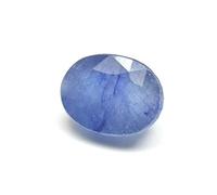 Arwacraft 7,25 Ratti / 6,60 carats I Pierre de saphir bleu de valeur astrologique I naturelle certifiée en laboratoire de qualité Ceylan Saphir bleu/Neelam/Nilam I Pierre précieuse en vrac Aaa +
