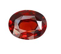 Arwacraft 8,82 carats 9,25 Ratti Pierre naturelle gommée et certifiée par Wtgtl Hessonite Grenat non chauffé et non traité pour homme et femme à des fins astrologiques - B0DPGBQHMRNAMZ