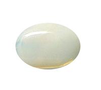 Arwacraft 9,25 Ratti / 8,55 carats - Opale blanche super multicolore naturelle de forme astralienne ovale - Pierre précieuse en vrac avec opale en vrac certifiée en laboratoire pour homme et femme