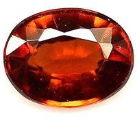 Arwacraft Aa+1 Grenat hessonite naturel et certifié 7,75 carats / 8,25 Ratti Grenat astrologique/à usage libre approuvé par le gouvernement - -B0BSDVZJMRNAMZ