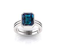 Arwacraft Bague Alexandrite certifiée en laboratoire plaqué argent d'excellente qualité Aa 9,25 Ratti / 8,72 carats Ggtl Lab - Certifié-B0C9JCM1MRNAMZ