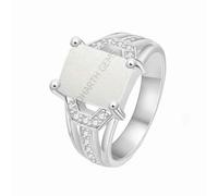Arwacraft Bague réglable en laiton avec opale de feu Rashi Ratan blanc 11,75 Ratti 10,25 carats pour homme et femme - B0CKN4MKMRNAMZ