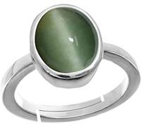 Arwacraft Bague réglable non chauffée non chauffée certifiée Ratti 9,25 Ratti de qualité supérieure œil de chat par laboratoire (Top Aaa +) de qualité pour homme et Wouman-B08KHG5HMRNAMZ