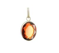 Arwacraft Bhairaw Gems Original - Pierre naturelle certifiée non chauffée non traitée - Pierre de naissance - Pierre de naissance 3,25 Ratti - Pendentif en argent 92,5 pour astrologie - B09YHSFNMRNAMZ