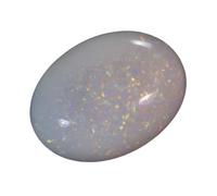 Arwacraft Gems B0CFR562MRNAMZ Pierre précieuse ovale sans danger pour l'opale de feu naturelle Rashi Ratna originale et certifiée de laboratoire Pierre précieuse non chauffée et non traitée à des fins