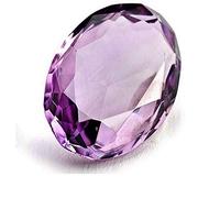 Arwacraft Pierre d'améthyste originale 9,90 carats 10,25 Ratti certifiée Jamuniya Ratna Katela Pierre précieuse de Jamunia Pierre précieuse Kathela Stone-B0CKFJH3MRNAMZ