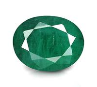 Arwacraft Pierre de panna naturelle - Émeraude zambienne - Pierre précieuse naturelle 4,25 Ratti Rashi Ratna certifiée pour homme et femme par laboratoire - Certifiée B0CJ3CFFMRNAMZ