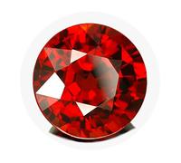 Arwacraft Pierre de zircon rouge naturelle de 4 carats certifiée originale - B0C6XY1BMRNAMZ - Petite pierre précieuse, Small, Gemme