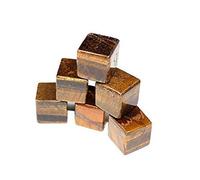 Arwacraft Pierre œil de tigre de 25 mm à 45 mm environ cubes pierre-B08CSGL2MRNAMZ, Small, Gemme