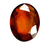 Arwacraft Pierre naturelle gommée 7,25 Ratti / 6,52 carats Grenat hessonite certifié d'origine A1+ Qualité gemme-B0B5CY3GMRNAMZ