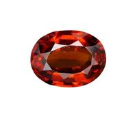 Arwacraft Pierre naturelle gommée 9,25 carats - Grenat hessonite certifié A1+ - Qualité supérieure - B0C7N6Q8MRNAMZ