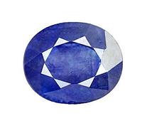Arwacraft Pierre précieuse certifiée 4.25 Ratti ovale de forme ovale saphir bleu naturel (Neelam/Nilam) pour homme et femme-B09NYGXJMRNAMZ