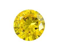 Arwacraft Pierre précieuse en vrac certifiée diamant américain 10,25 Ratti Zircon jaune pour femme Deluxe Stone-B0BCYCY9MRNAMZ, Small, Gemme