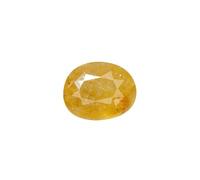 Arwacraft Saphir jaune de Ceylone 5,25 Ratti 4,75 carats non chauffé non traité Pierre précieuse naturelle certifiée Aaa+ de qualité pour homme et femme S-B0C4T14VMRNAMZ
