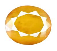 Arwacraft Saphir jaune de Ceylone de 8,25 Ratti -7,66 carats non chauffé non traité Jaune de Ceylone Pierre précieuse certifiée originale naturelle en vrac-B0C6FF6QMRNAMZ