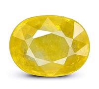 Arwacraft Saphir jaune naturel Pukhraj 5,50 carat/ct certifié énergisé pour homme - B0BMQ3Q7MRNAMZ