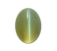 Arwacraft Stoneflex - Pierre naturelle œil de chat 7,25 Ratti /6,62 carats - Qualité certifiée en laboratoire - Yeux de chat naturels - Lehsunia Ketu - Pierre précieuse en vrac pour homme et femme