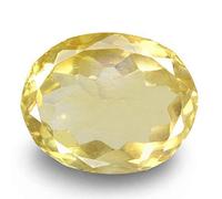Arwacraft Sunela Stone Pierre précieuse naturelle certifiée citrine 10,25 Ratti-B0C7N6C4MRNAMZ, Small, Gemme