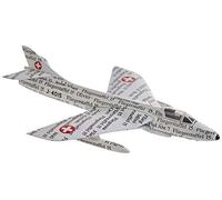 Arwci ACE-1/72 Hunter MK.68 J-4206 Tiger Look Doubleseater Avion Die-Cast, modèles de Collection, 85001207