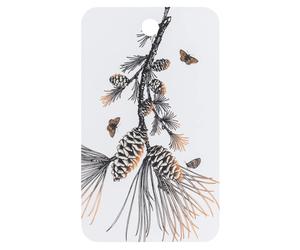 Åry Home Planche à découper Pine Cone 20x34cm Cotton white