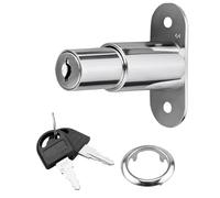 ARYIMYDP 1 Ensemble Serrure 105 pour Portes Coulissantes, Kit Complet avec Pièces Supérieures et Latérales, Installation Facile pour Armoires et Portes Coulissantes, Fabrication pour Durabilité