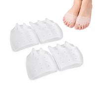 ARYIMYDP 2 Paires Écarteurs Ortails Transparents Silicone, Correcteur Hallux Valgus Souple, Séparateur Ortails Réutilisable Femme, Coussinet Confort Chaussures et Pieds Nus