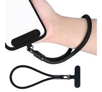 ARYIMYDP Dragonne de Téléphone Portable Anti-Perte, Lanière Réglable pour Poignet avec Patch Ultrafin, Système de Verrouillage de Sécurité, Pivote à 360° pour Éviter l'Enchevêtrement