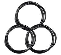 ARYIMYDP Lacets de Rechange pour Système BOA, 3x 100cm en Câble Métallique Noir, Installation Facile et Rapide pour un Serrage Optimal, Résistants à l'Usure et aux Intempéries pour Usage Intensif