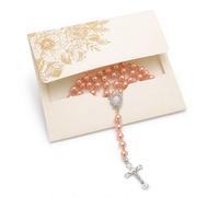 ARYIMYDP Rosaire Catholique,Cadeau Communion,Cadeau Confirmation,Chapelet Catholique,Confirmation Gifts for Teenage Girls,Imitation Pearl Rosary
