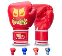 Aryjmz Gants de boxe pour enfants de 6 à 13 ans, gants d'entraînement pour adolescents et tout-petits, gants de boxe pour sac de frappe, kickboxing, Muay Thai, MMA