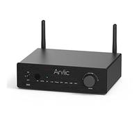 Arylic Amplificateur B50 avec Bluetooth, amplificateur stéréo, 2 canaux 50W*2 Home Audio AMP, avec HDMI, Arc, Opt, DAC, entrée Phono. Prend en Charge la Transmission et la réception de Musique Haute
